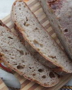 Чешский деревенский хлеб на ржаной закваске