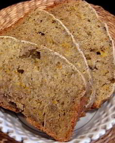 Домашний хлеб из патиссонов с чесноком и имбирем