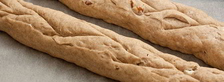 гречневый хлеб с орехами и брынзой. Шаг 7