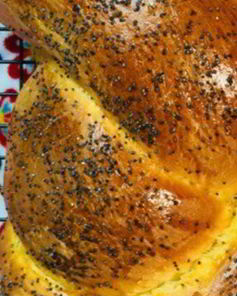 Хала — батон с маком в хлебопечке