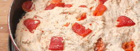 хлеб с запеченным перцем и травами. Шаг 6