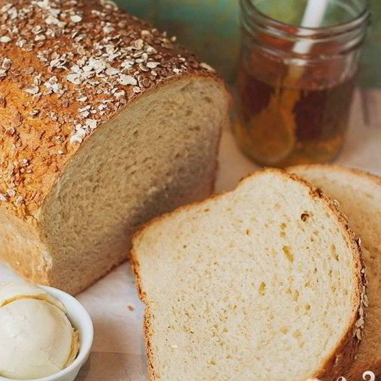 Рецепт медового хлеба с овсяными хлопьями