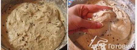 пшеничный хлеб без замеса на закваске. Шаг 9