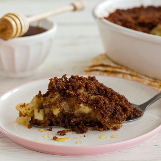 Рецепт пудинга из черного хлеба и яблок