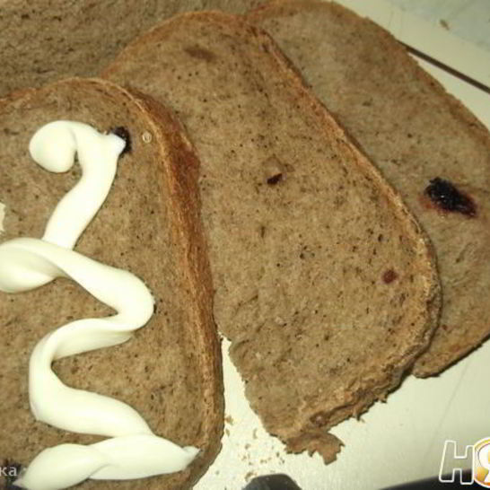 Рецепт ржаного хлеба с сушеной клюквой