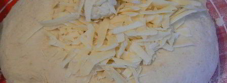 сырный хлеб на пшеничной закваске. Шаг 4