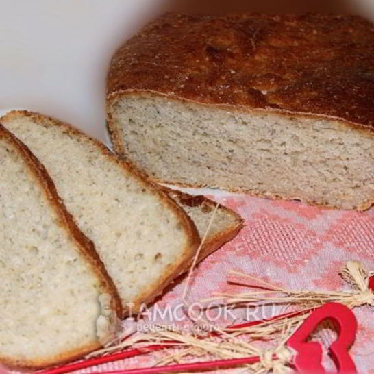 Рецепт творожного хлеба с ячменными хлопьями