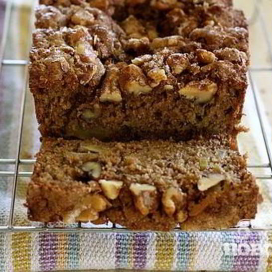 Рецепт яблочного хлеба с орехами