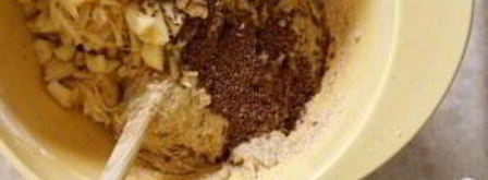 яблочный хлеб с орехами. Шаг 2