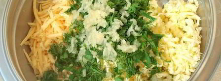 запеченный батон с сыром и чесноком. Шаг 3