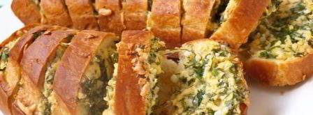 запеченный батон с сыром и чесноком. Шаг 6