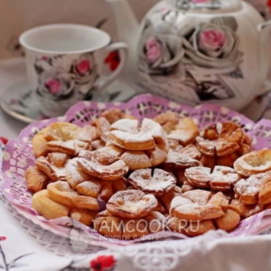 Рецепт хвороста на молоке