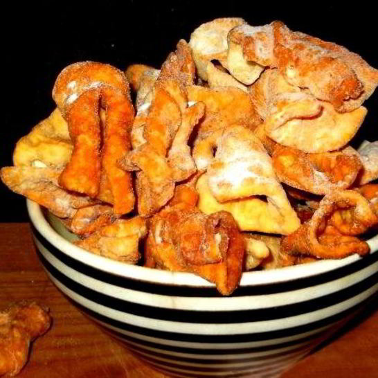 Рецепт хворост тонкий хрустящий без водки