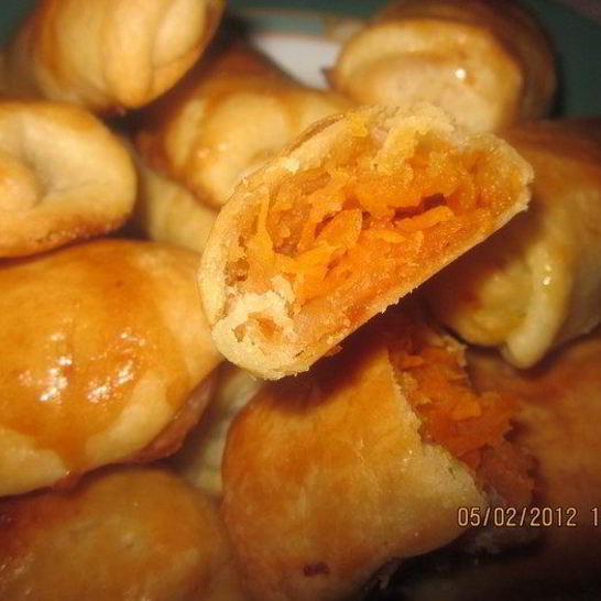 Рецепт конвертиков с морковкой и яблоком