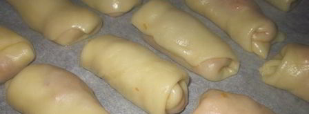 конвертики с морковкой и яблоком. Шаг 9