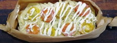 конвертики со свининой и картофелем. Шаг 4