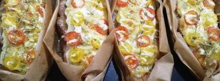 конвертики со свининой и картофелем. Шаг 5