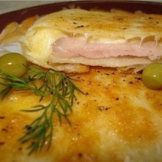 Рецепт аппетитных конвертиков из лаваша с ветчиной