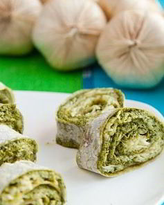 Блинчики из лаваша с начинкой