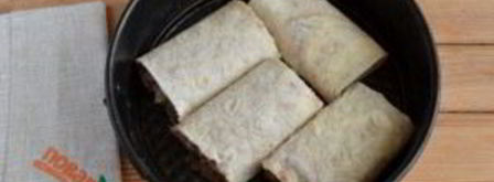 фарш в лаваше по-провански. Шаг 9