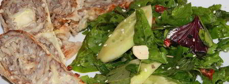 гречка с куриной печенью в лаваше. Шаг 11