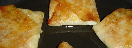 конвертики из лаваша с тыквенно-творожной начинкой. Шаг 2