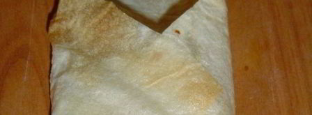 конвертики из лаваша с тыквенно-творожной начинкой. Шаг 4