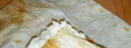 конвертики из лаваша с тыквенно-творожной начинкой. Шаг 5