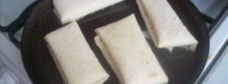 конвертики из лаваша с ветчиной и сыром. Шаг 5