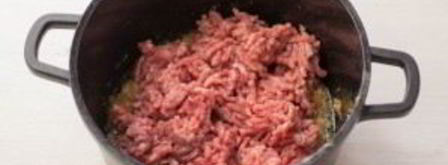 конвертики с фаршем и фасолью в лаваше. Шаг 2