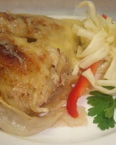 Курица на лаваше