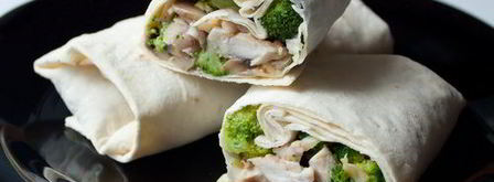 курица с брокколи в лаваше. Шаг 12