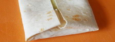 кыстыбый в лаваше. Шаг 8