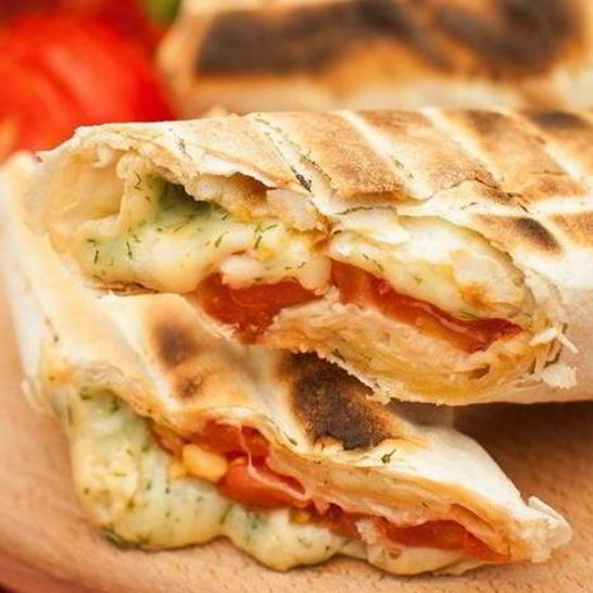 Рецепт лаваша с адыгейским сыром и зеленью