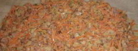 лаваш с корейской морковкой и огурцом. Шаг 2