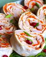 Лаваш с корейской морковкой