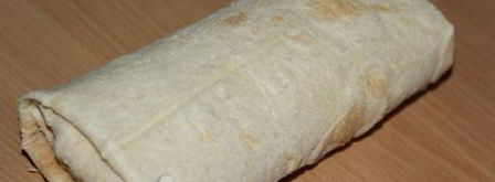 лаваш с курицей и овощами. Шаг 19