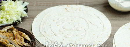 лаваш с курицей. Шаг 11