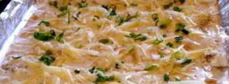 лаваш с луком и сыром. Шаг 6