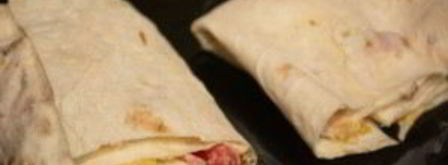 лаваш с начинкой, жаренный на сковороде. Шаг 5