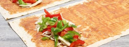 лаваш с овощами. Шаг 6