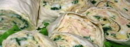 лаваш с печенью трески. Шаг 3