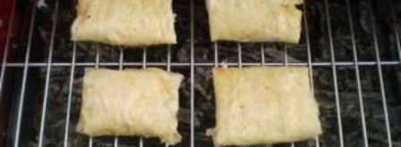 лаваш с сыром и помидорами на костре. Шаг 5