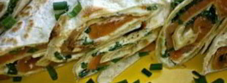 лаваш с сыром и рыбой. Шаг 5