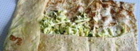 лаваш с сыром на сковороде. Шаг 3