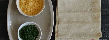 лаваш с сыром. Шаг 2