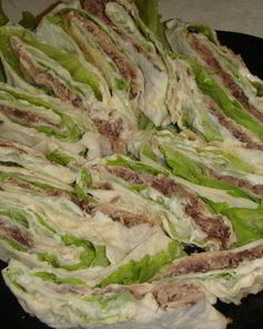 Лаваш с тунцом