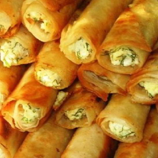 Рецепт лаваша с творогом и зеленью