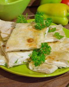 Лаваш с творогом в духовке