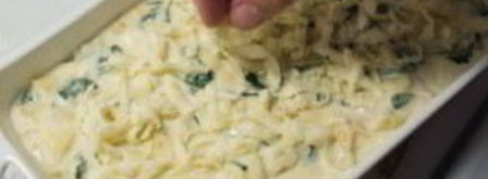 лаваш со шпинатом и сыром. Шаг 2